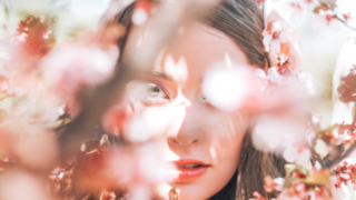 花と女性